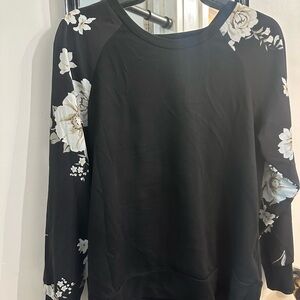Ricki's Black Floral Blouse